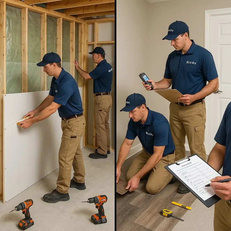 Repairs and Reconstruction process in Wake Forest, NC