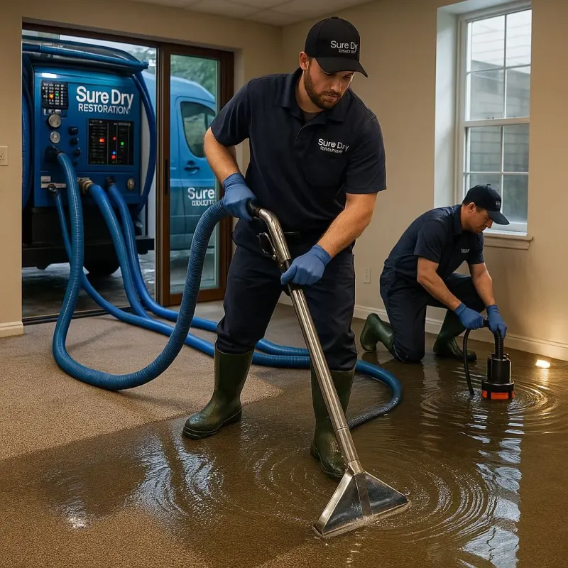 Water Extraction and Removal process in Wake Forest, NC